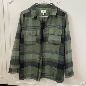 Nordstrom BP Plaid Button-Up Shacket